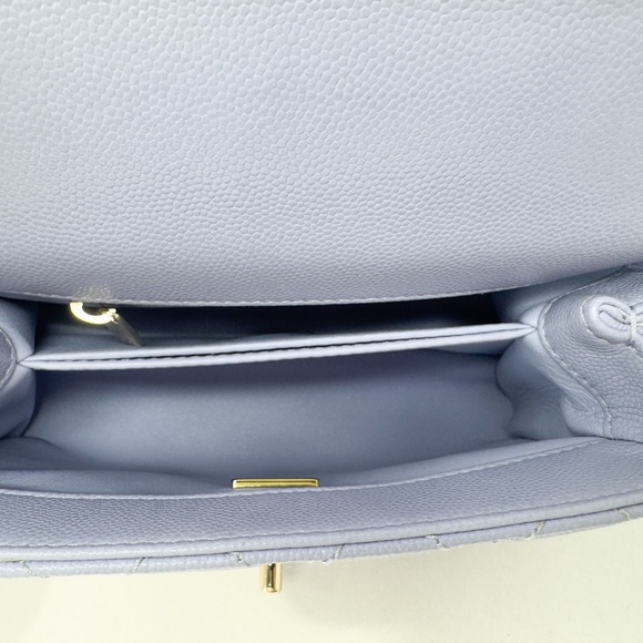 Chanel Purple Extra Mini Coco Handle - Picture 6 of 9